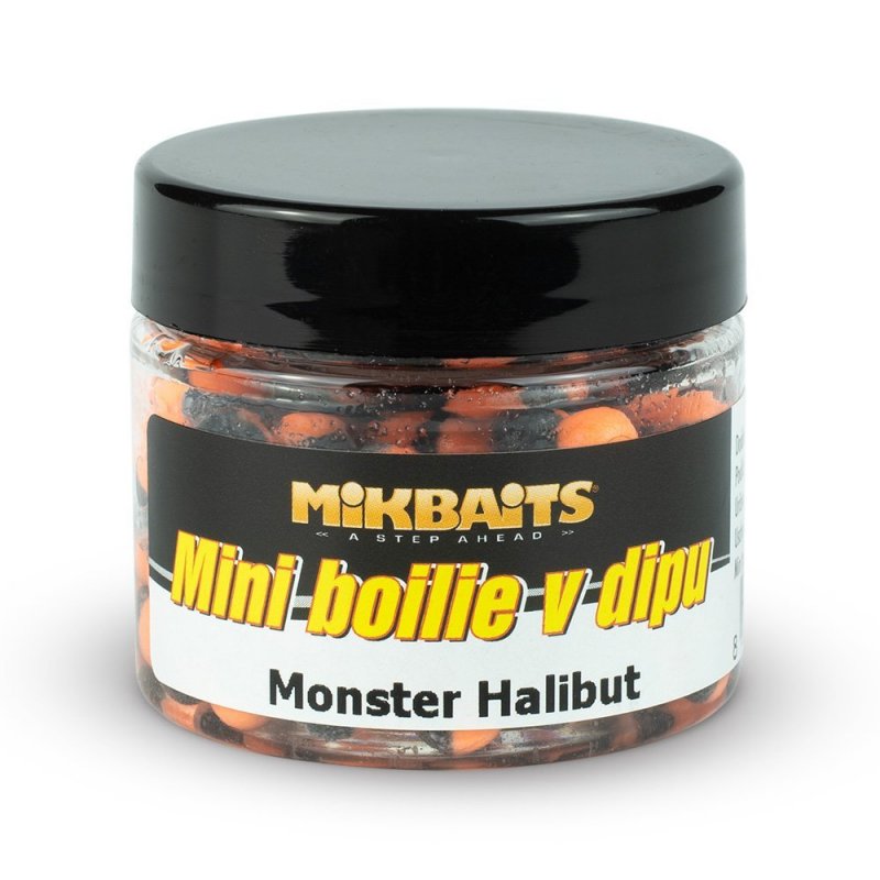 Mikbaits - Mini boilie v dipu Monster Halibut 50ml