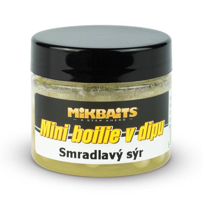Mikbaits - Mini boilie v dipu Smradlavý sýr 50ml