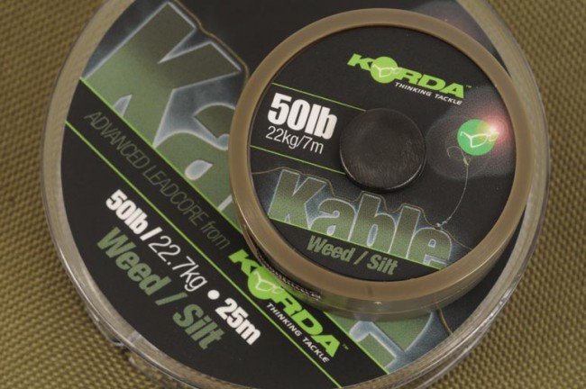 Korda - Olověnka Kable Leadcore Weed/Silt 20m