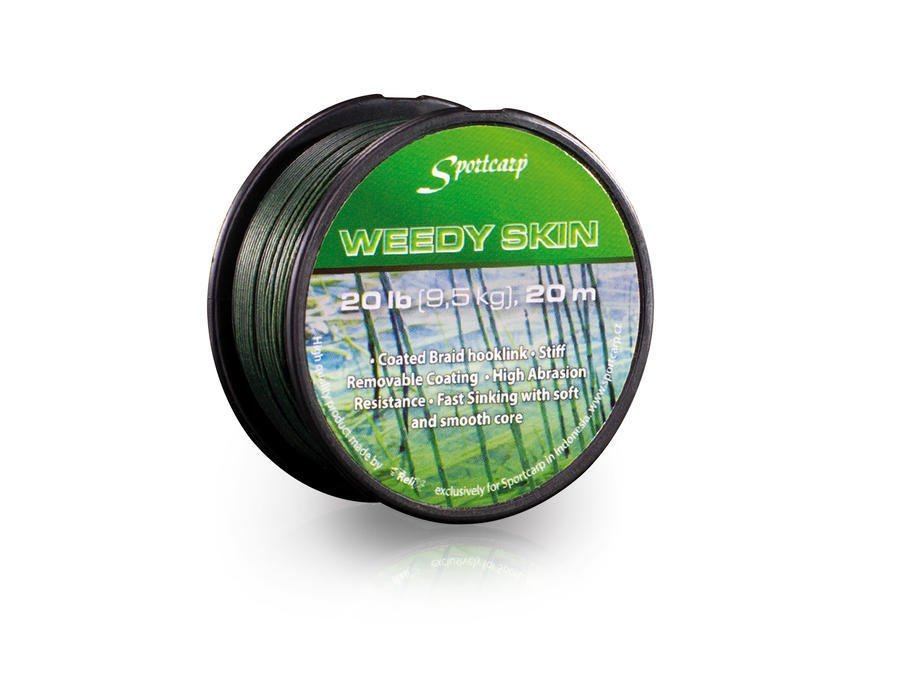 Sportcarp - Ztužená šňůra Weedy Skin 9,5kg 2lbs 20m