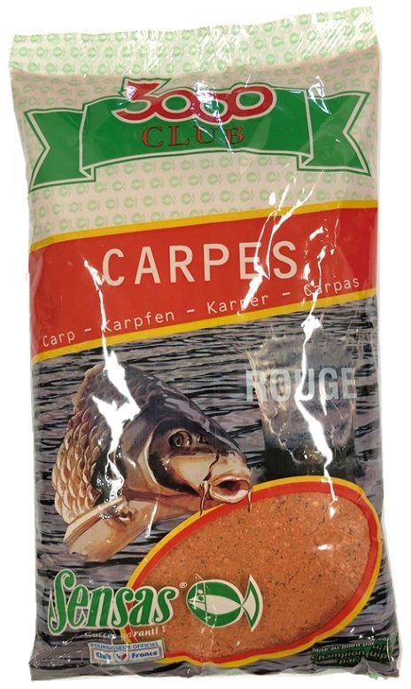 Sensas - Vnadící směs 3000 Club Carpes Rouge (Kapr-červená) 1kg