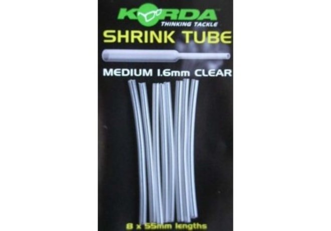 Korda - Hadička Shrink Tube 1,6mm 8x5,5cm Clear