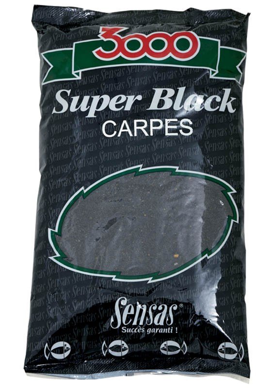 Sensas - Vnadící směs 3000 Super Black Carpes (Kapr-černá) 1kg