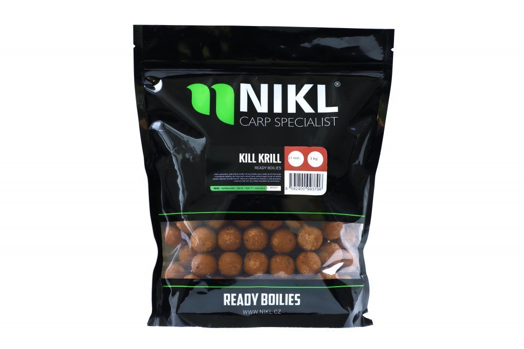 Nikl - Ready boilie Kill Krill 18 mm 1 kg