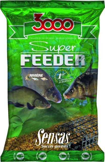 Sensas - Vnadící směs 3000 Super Feeder River 1kg