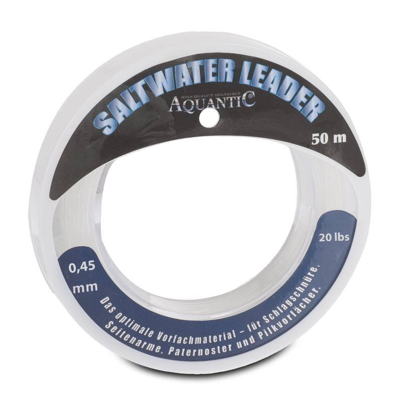 Aquantic - Vlasec Saltwater Leader 0,9mm 80lbs 50m
