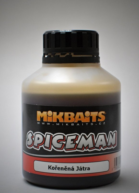 Mikbaits - Spiceman Booster Kořeněná játra 250ml