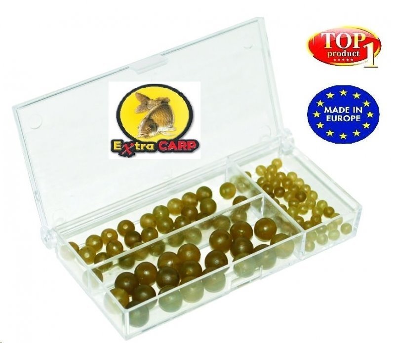 Extra Carp - Gumové korálky Rubber Beads Set 4/6/8mm 100ks