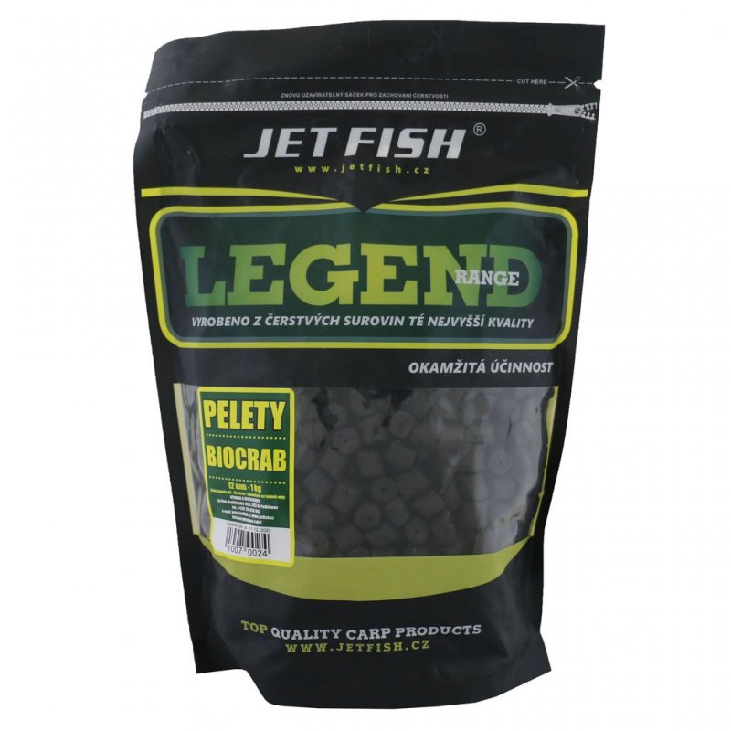 Jet Fish - Pelety Legend Range Biocrab 12mm 1kg