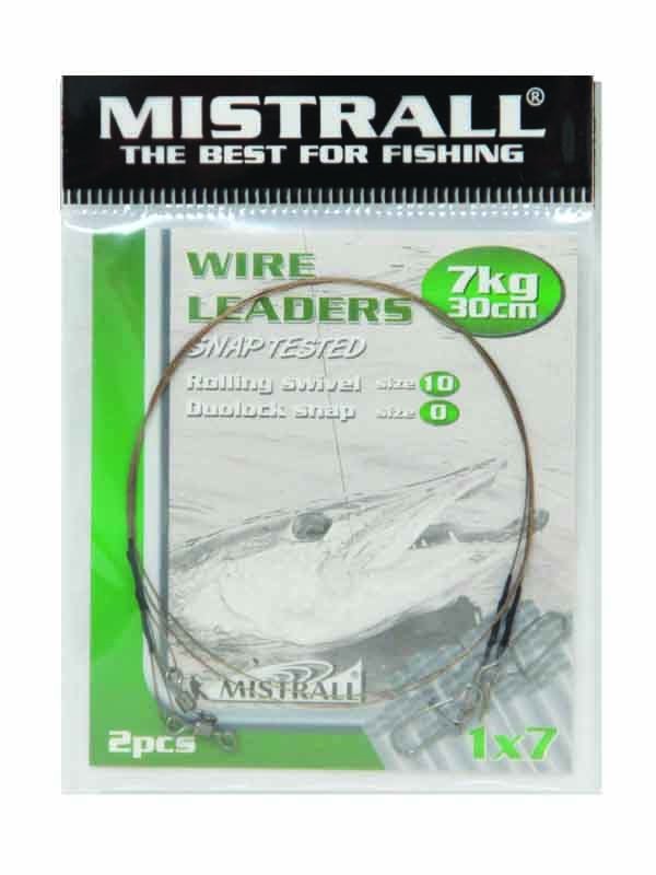 Mistrall - Lanko Wire Leader 30cm 7kg 2ks