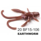 FishUP - Dipované umělé nástrahy BAFFI Fly Barva: Earthworm 38mm / 10ks