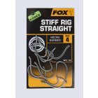 FOX - Háčky Edges Armapoint Stiff Rig Straight Velikost 6
