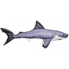 Gaby - Polštář / Plyšová ryba Žralok bílý 53cm