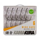 Korda - Háček Kamakura Wide Gape Barbless Velikost 6 10ks