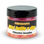 Mikbaits - Mini boilie v dipu Pikantní švestka 50ml