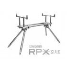 Delphin - Stojan na dva pruty Rodpod RPX Stalk Silver