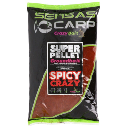 Sensas - Vnadící směs Super Pellet Goundbait Spicy Crazy 1kg