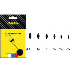 Delphin - Stoper Olive-Rubber stopper Velikost SSS