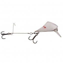 Savage Gear - Vláčecí hlavička 4Play Lip Scull L #1 and # 2 Treble Baitfish UV Clear
