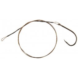 Cormoran - Lanko 1x7 Wire Leader - Loop and Single Hook Velikost 2/0 15kg 50cm