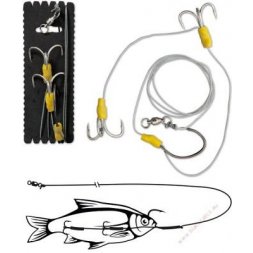 Black Cat - Návazec Big Bait Rig XL Velikost 10/0 140cm