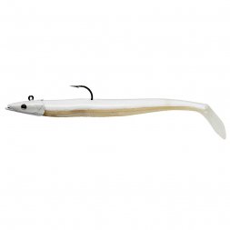 Savage Gear - Gumová nástraha Saltwater Sandeel 12,5cm 23g Real Pearl 2ks+jig.hlavička