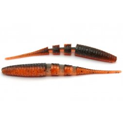 Crazy Fish - Gumová nástraha Polaris 10cm Floating Orange Coffee (8D) 6ks