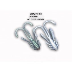 Crazy Fish - Gumová nástraha Allure 1,1 barva 14D balení 10 kusů