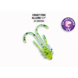 Crazy Fish - Gumová nástraha Allure 1,1 barva 22 balení 10 kusů