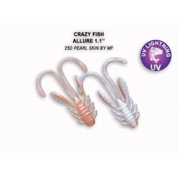 Crazy Fish - Gumová nástraha Allure 2,7cm Pearl skin (25D) 10ks