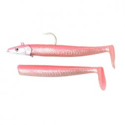 Savage Gear - Gumová nástraha Saltwater Sandeel 12,5cm 23g Pink Glitter 2ks+jig.hlavička