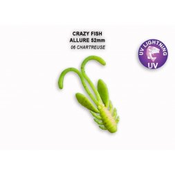 Crazy Fish - Gumová nástraha Allure 2,7cm Chartreuse (6) 10ks