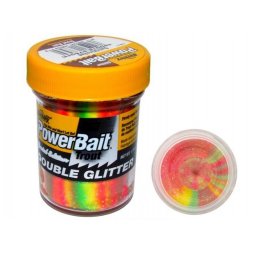 Berkley - Těsto Double Glitter Twist 50g Syel./Sgreen/Flred