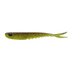 Berkley - Gumová nástraha PowerBait Ripple Minnow 12,5cm Brown Chartreuse 6ks