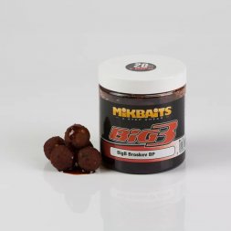 Mikbaits - Legends Boilie v dipu BigB Broskev Black pepper 16mm 250ml