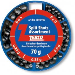Zebco - Broky Split Shot Assortment Fine 70g