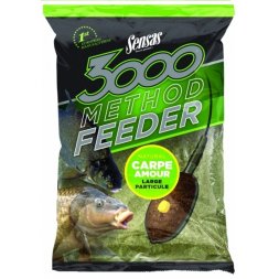 Sensas - Vnadící směs 3000 Method Feeder Carp Amour 1kg