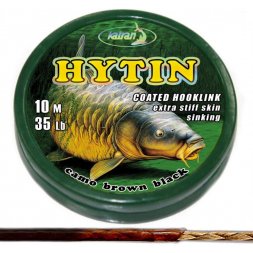 Katran - Šňůra Coated Braided Hook Link Hytin 20lb 9,1kg 10m