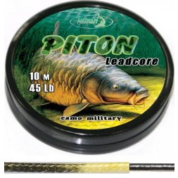Katran - Olověnka Leadcore Piton 45lb 20,5kg 10m Camouflage Millitary