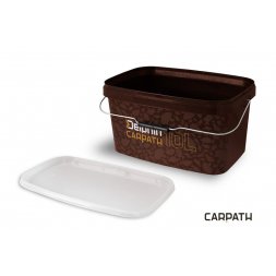Delphin - Vědro hranaté s víkem Carpath 10l