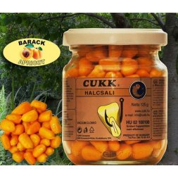 Cukk - Kukuřice nakládaná barvená bez nálevu 125g Meruňka
