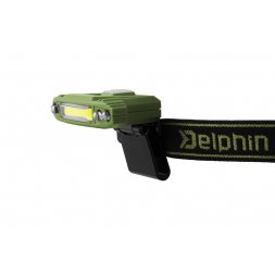 Delphin - Čelová lampa Razor USB