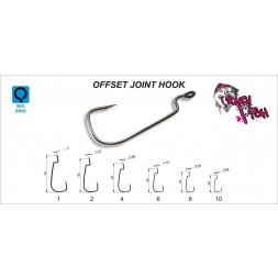 Crazy Fish - Háček Offset Joint Hook Velikost 1 10ks
