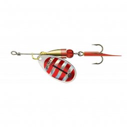 Cormoran - Třpytka Bullet Spinner 3g Velikost 1 Silver - Red Strips