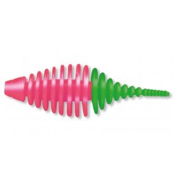 Cormoran - Gumová nástraha Belly Rib 5,5cm Pink/Green Sýr 5ks