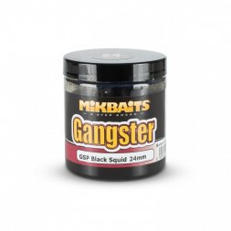 Mikbaits - Gangster boilie v dipu GSP Black Squid 24mm 250ml
