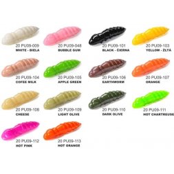 FishUP - Umělá nástraha dipovaná Pupa 2,3cm Hot Chartreuse 12ks