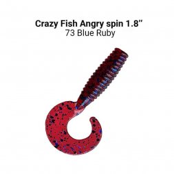 Crazy Fish - Gumová nástraha Angry spin 4,5cm Barva 73 10ks