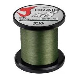Daiwa - Šňůra J-Braid X8 0,10mm 6kg Tmavě zelená po 1m