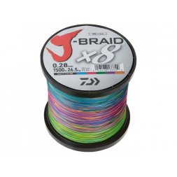 DAIWA - Šnůra J-Braid X8 0.18mm-1500m multi 1m